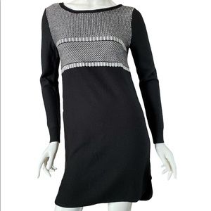 ATHLETA High and Low Scoop Neck Knitted Sweater Dress